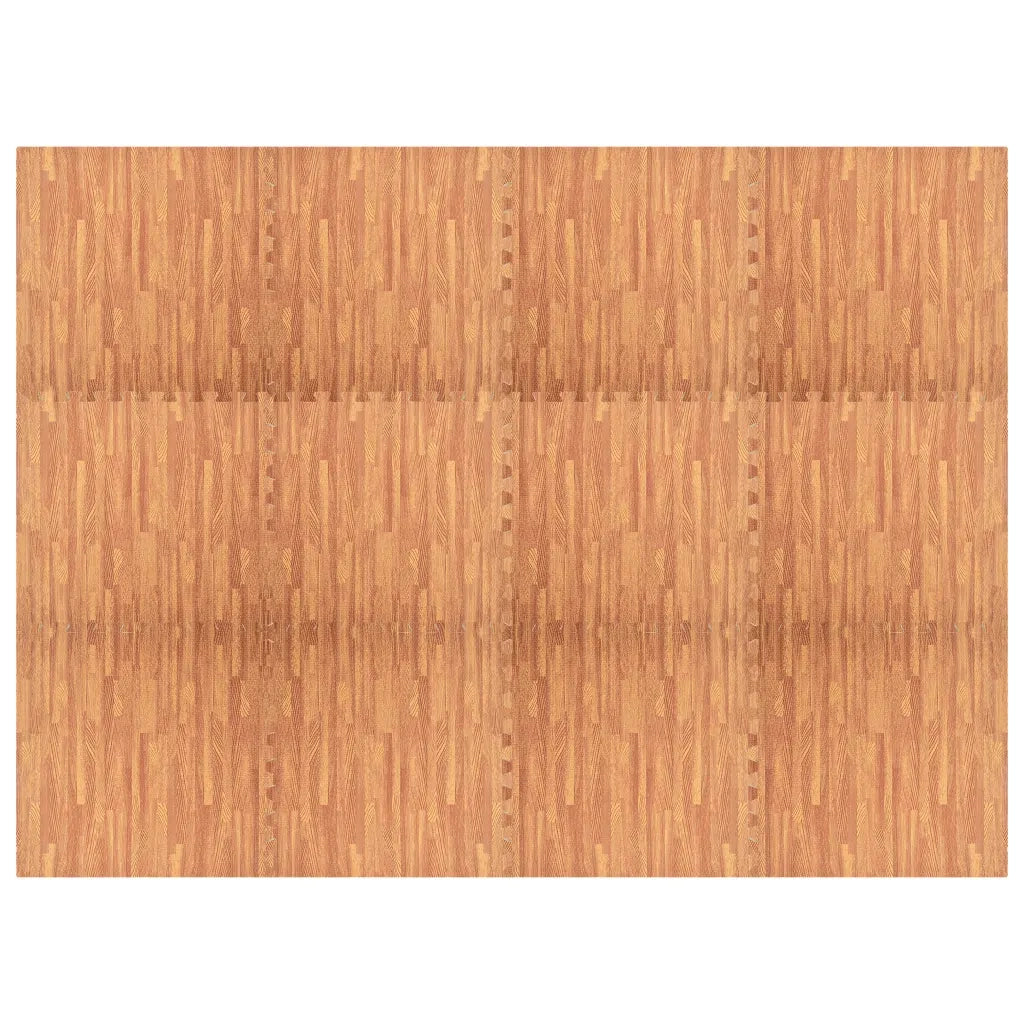 Tappetino a Incastro 12 pz Venature Legno 4,32 ãŽ¡ Schiuma EVAcod mxl 106224
