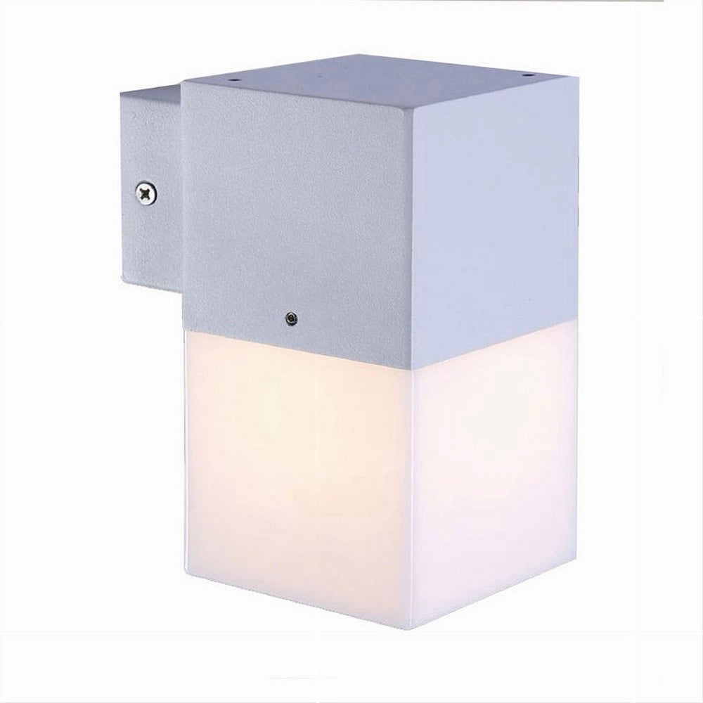 Trade Shop - Applique A Muro Per Esterno Lampada Da Parete In Alluminio Attacco E27 Ip44 B160 -