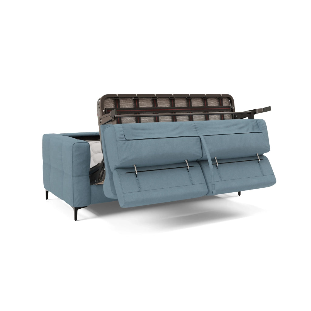 Gardenia Divano letto materasso alto 18 cm con poggiatesta reclinabili e rivestimento impermeabile T02 218 cm (mat. 160x197) carta da zucchero