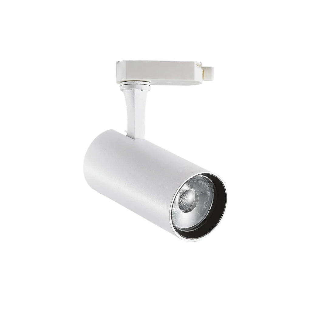 Faretto Su Binario Fox 1 Luce Led Integrato Bianco 25W 3000K