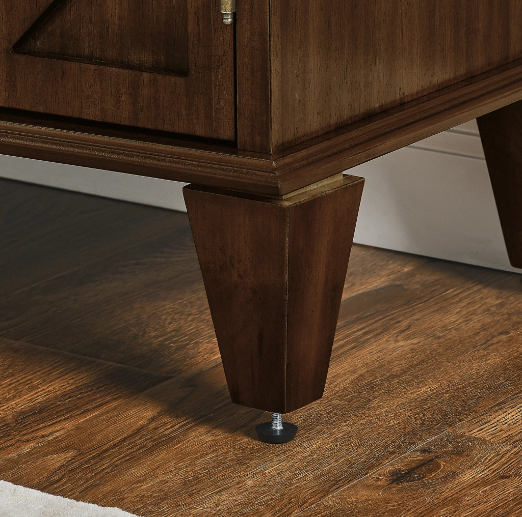 SIDEBOARD Retro 96,52x47,96x21,29 cm Noce in Legno Massello e MDF
