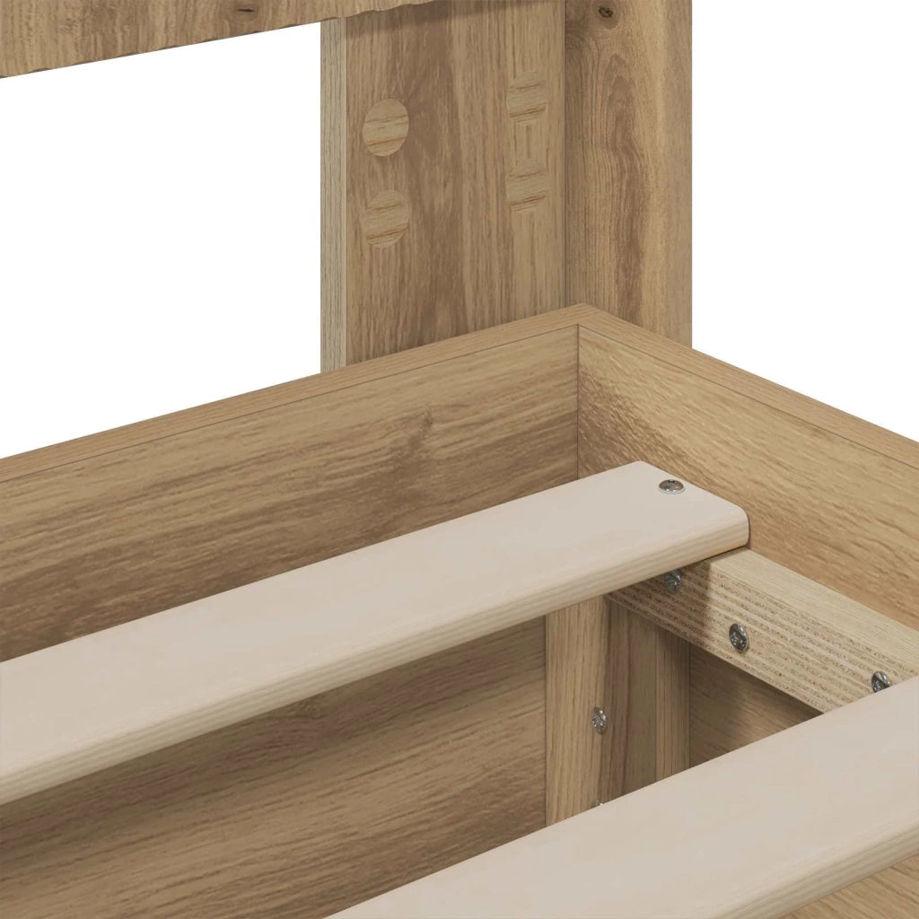 Struttura del letto con stoccaggio e testata Artisan Oak 3445813