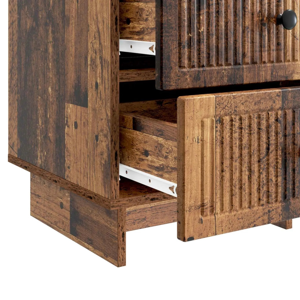 Armadio da Notte con cassetto Legno antico 43 x 41 x 66,5 cm