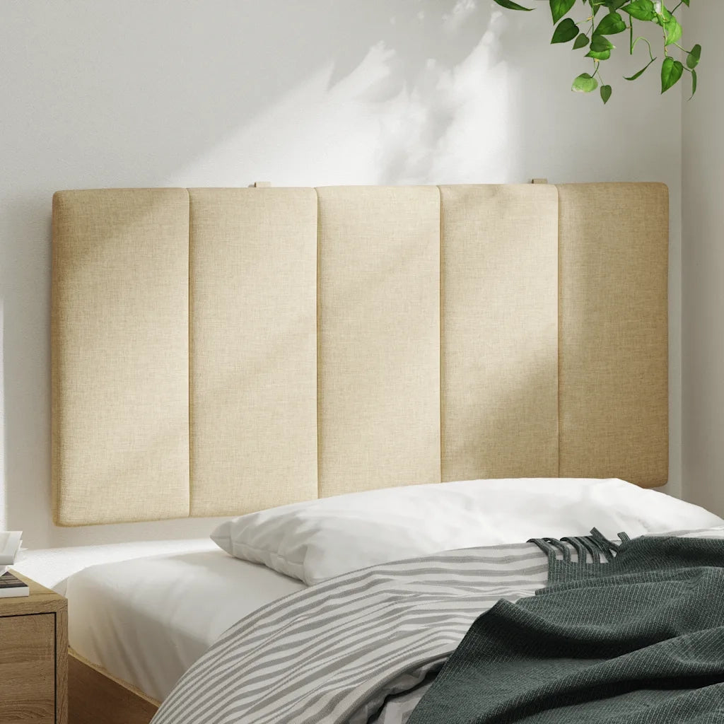 Cuscino Testiera Hanko Crema 100 cm in Tessuto CFW6096338