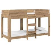 Letto a Castello per Bambini | Letto Infantile | Lettino Rovere artigianale 75 x 190 cm