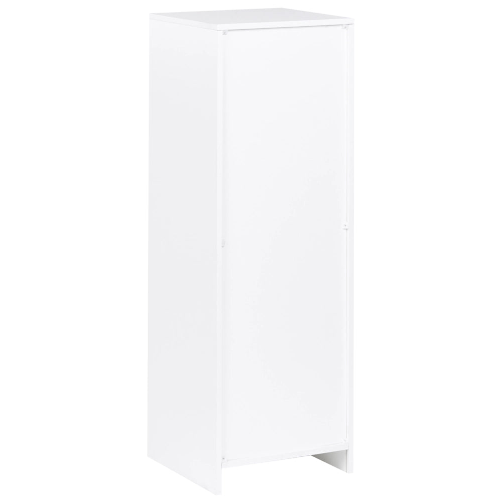 Libreria a 3 ripiani in truciolare 40 x 40 cm Bianca stile minimalista