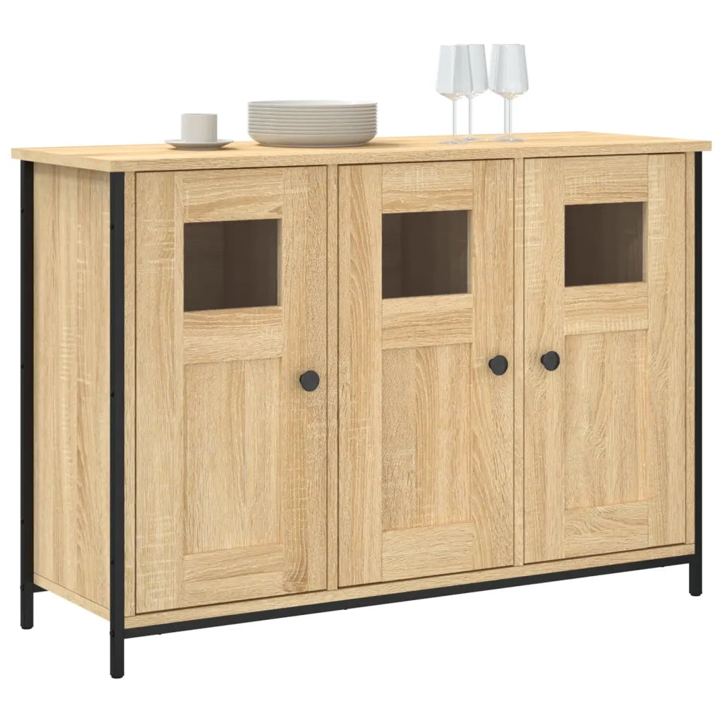 Credenza Rovere Sonoma 100x35x70 cm in Legno Multistratocod mxl 83406