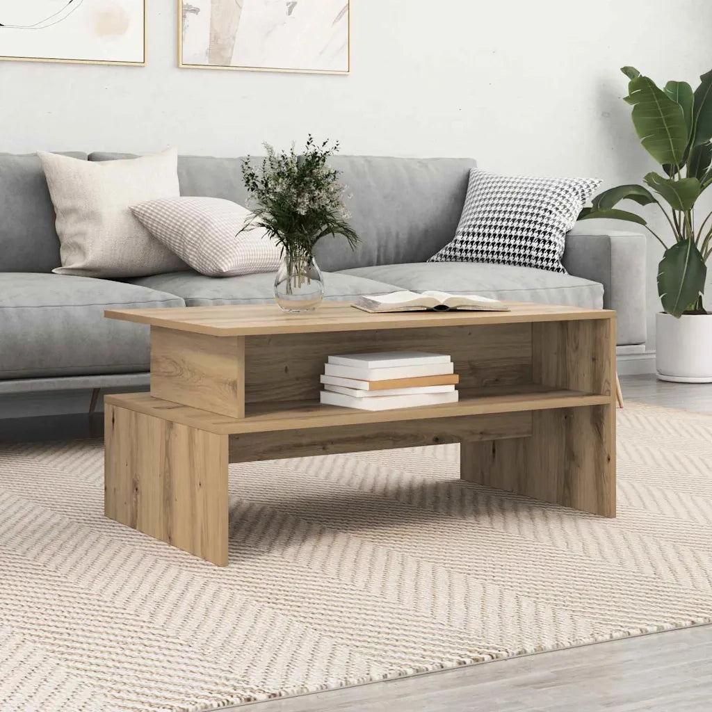 Tavolino da salotto | Tavolino da caff¨¨ | Tavolino da Soggiorno Rovere artigianale 90 x 55 x 42,5 cm