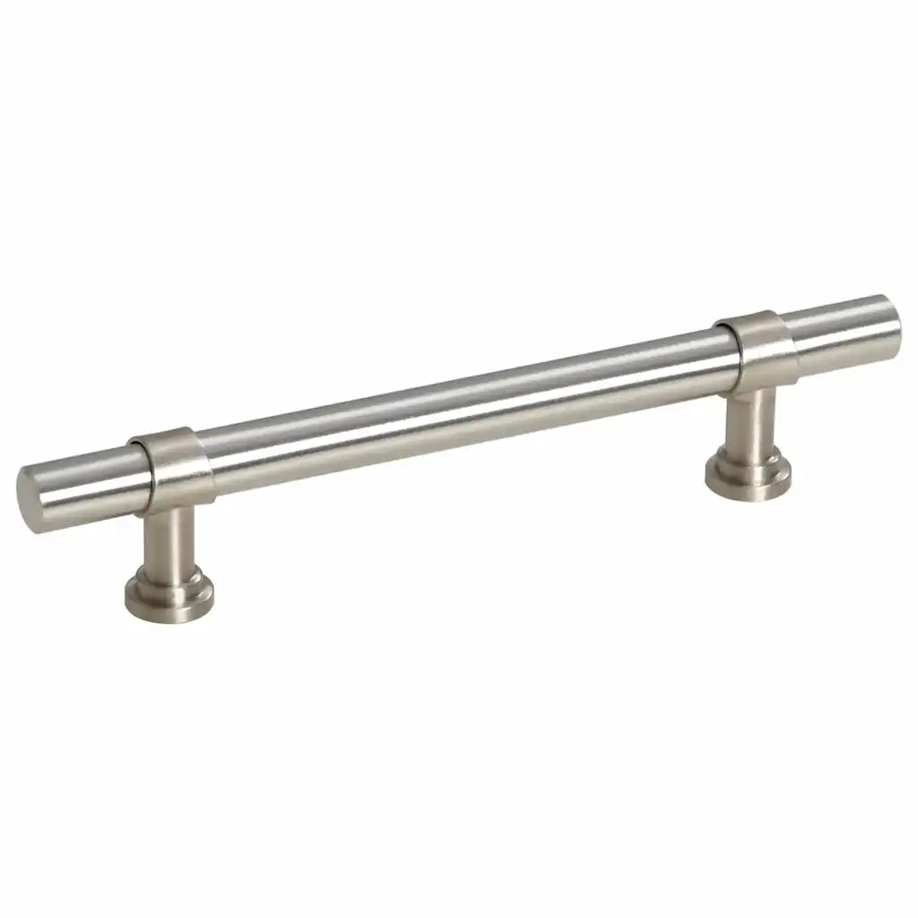 Maniglie per Mobili 10pz Argento 96mm in Acciaio Inox 155413