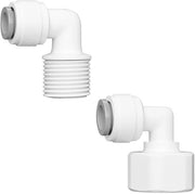 Filtro per acqua di rubinetto 2 pezzi - Elbow 1/2" a 3/8