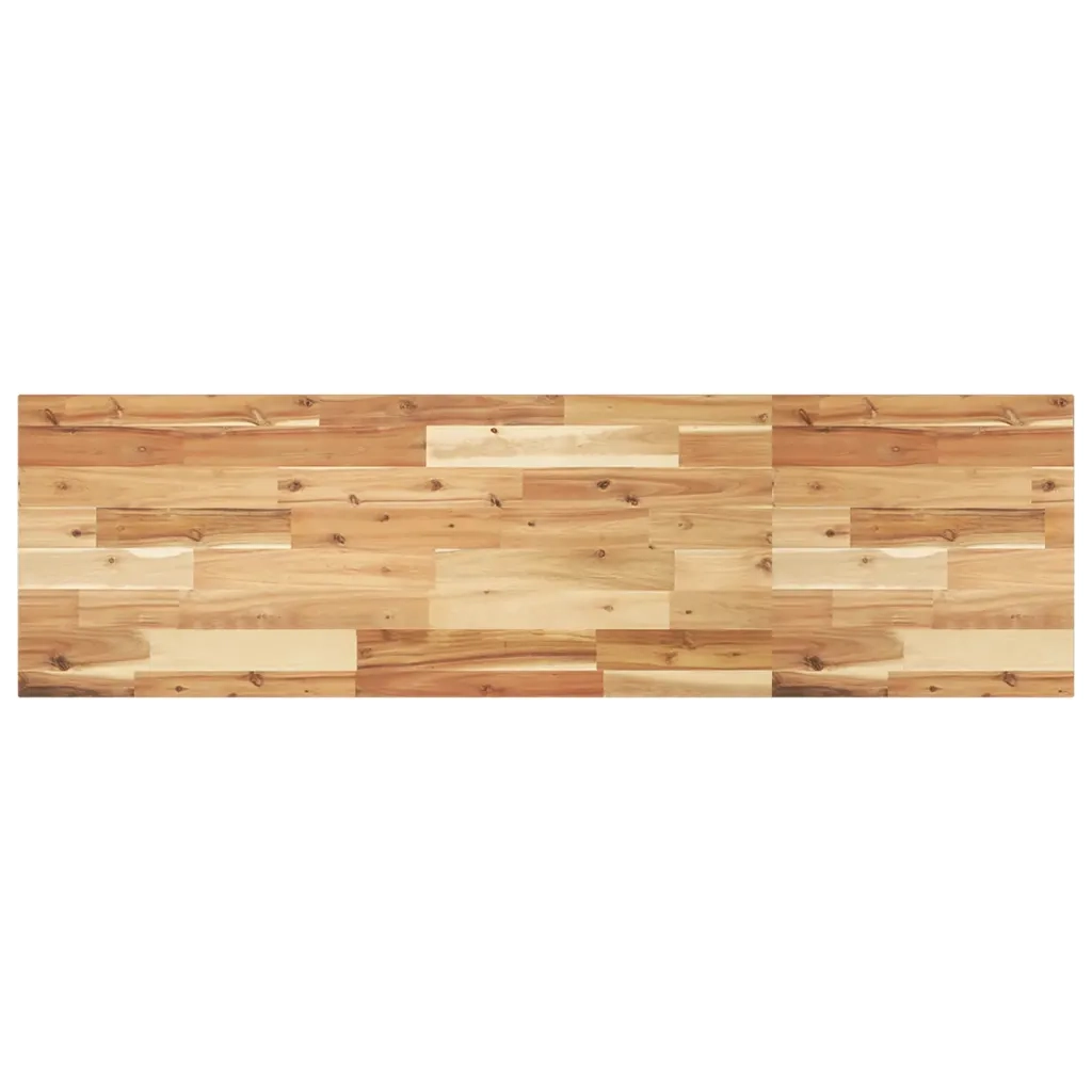 vidaXL Piano Tavolo Rettangolare 120x40x2 cm Legno Massello di Acacia