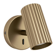 Applique Moderna Portillo Alluminio Ottone 1 Luce Gu10 Ip20