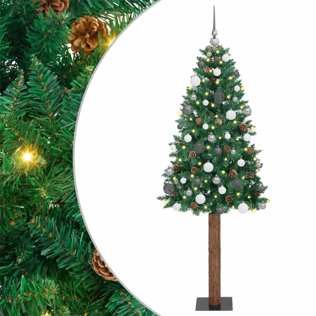 Albero di Natale snodato con 300 LED con supporto Verde 180 cm 3394863