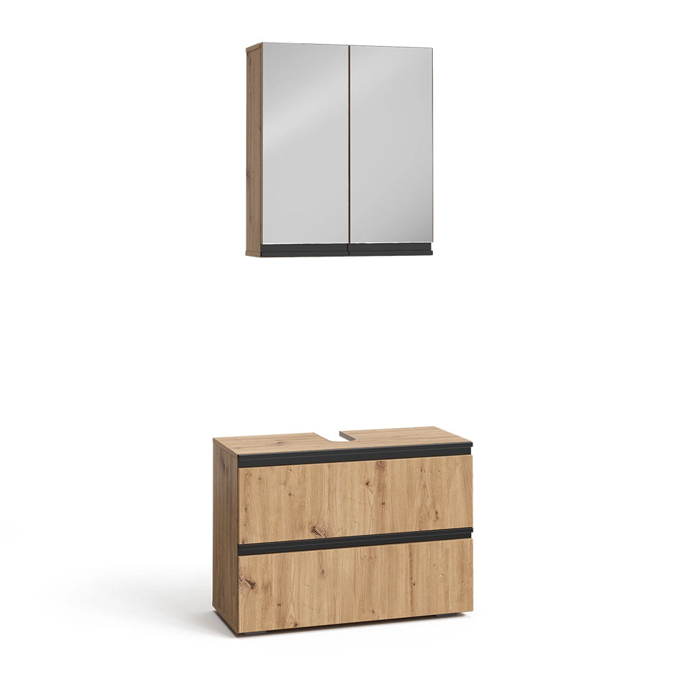 Vicco Set di mobili da bagno Artigiano 2 parti