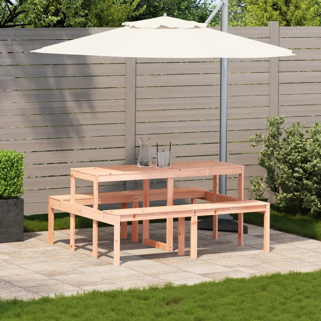 Tavolo da Picnic 160x134x75 cm in Legno Massello di Douglas 832565