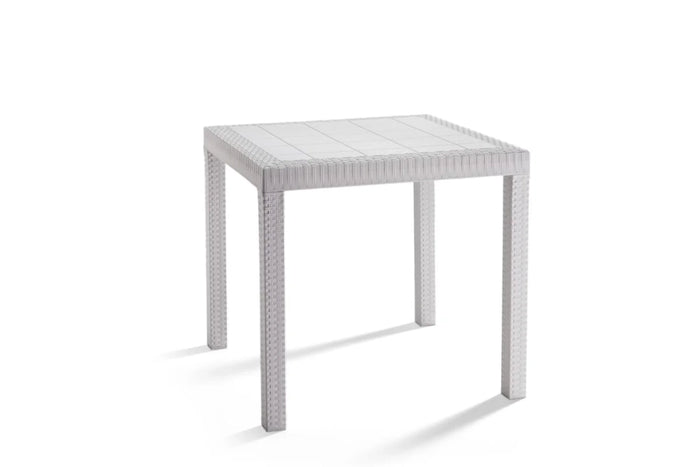 TAVOLO IN POLIPROPILENE 'DALLAS' bianco  - BICA