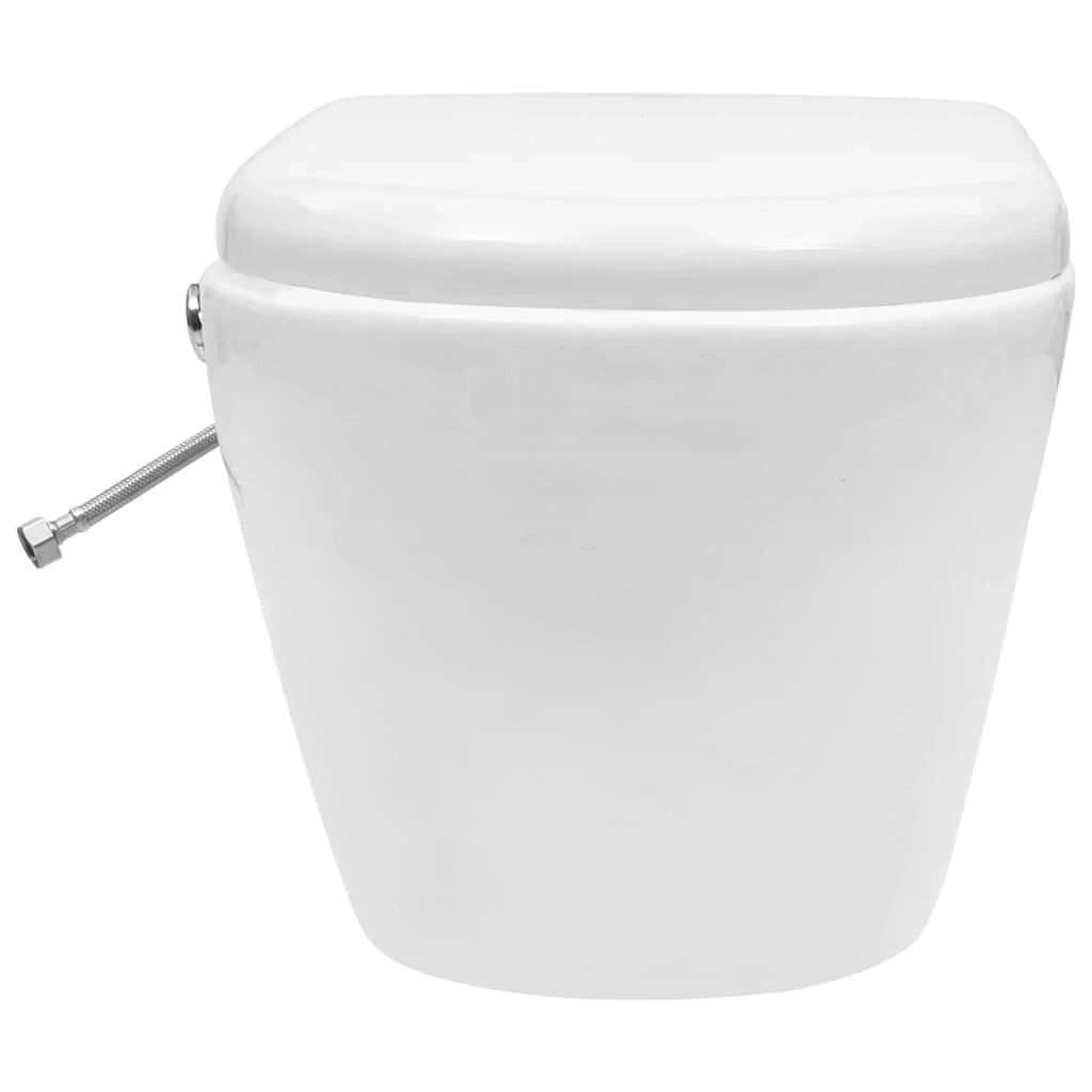 Kit completo per vaso sospeso senza brida e cassetta di scarico nascosta ceramica bianca 02_0003576