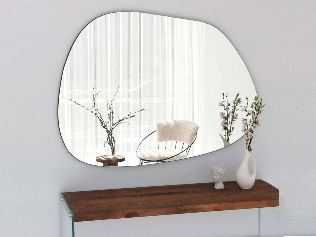 Momo, Specchio Forma Irregolare, 3.2x70h cm Trasparente