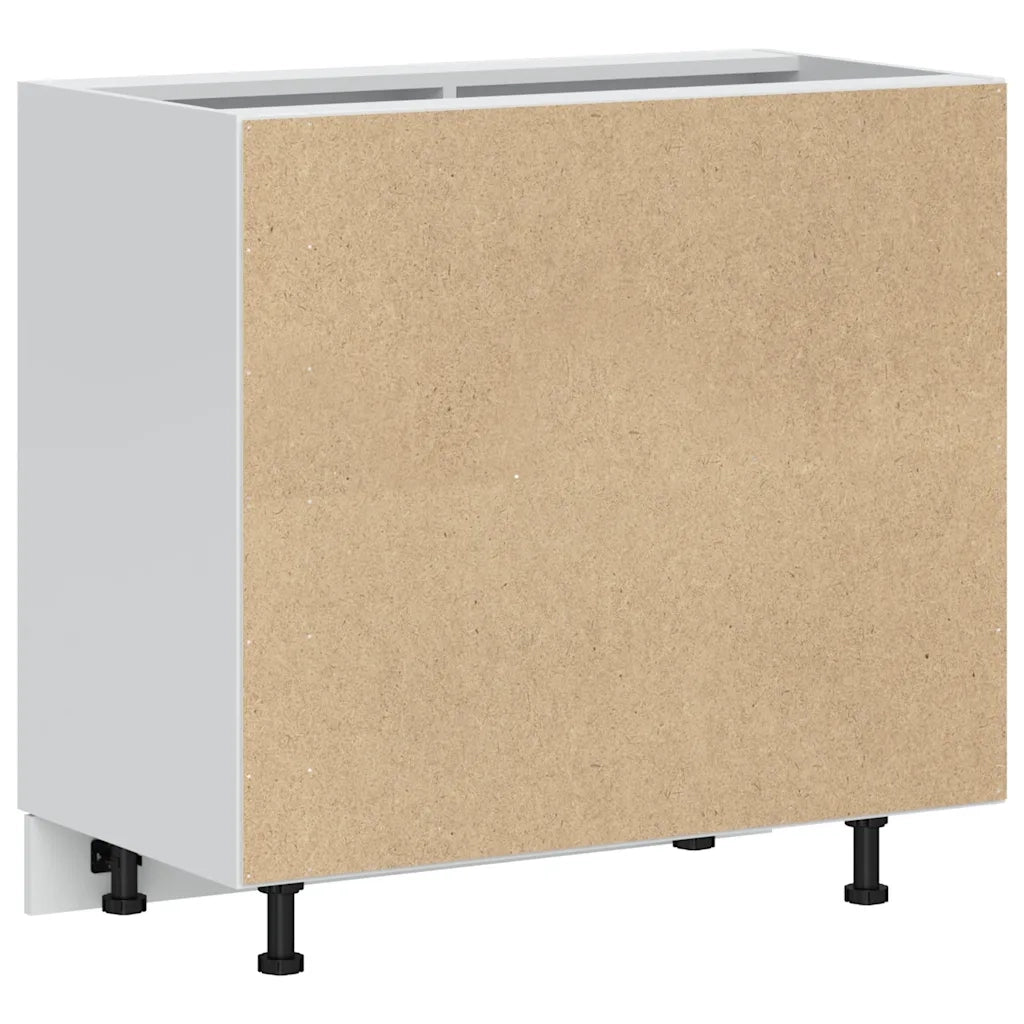 vidaXL Mobile Base Lavello “Lyon” Grigio Cemento in Legno Multistrato