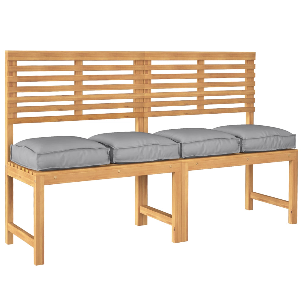 Cuscini per pallet 4 pcs grigio 40x40x8 cm tessuto Oxford