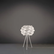 Lampada Da Scrivania-Ufficio Moderna Cloud Polilux ® Bianco E Metallo 1 Luce E27
