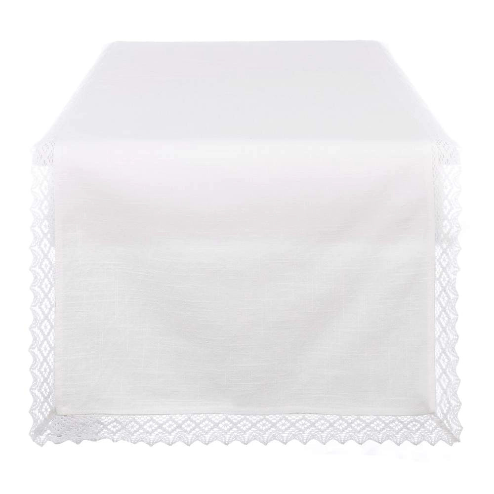 Tende con Gala Laterale 10 cm Plumetis Blanc Mariclò Set 2 Pz