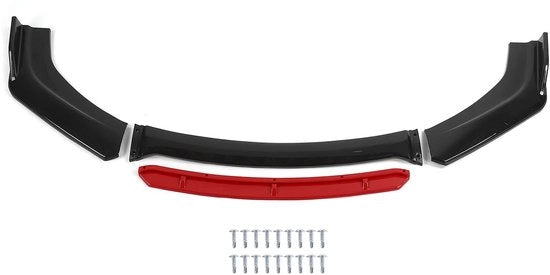 Protezione universale per la parte anteriore del paraurti - Bumperlip - Materiale PP - Incluso set di viti - Protezione per paraurti
