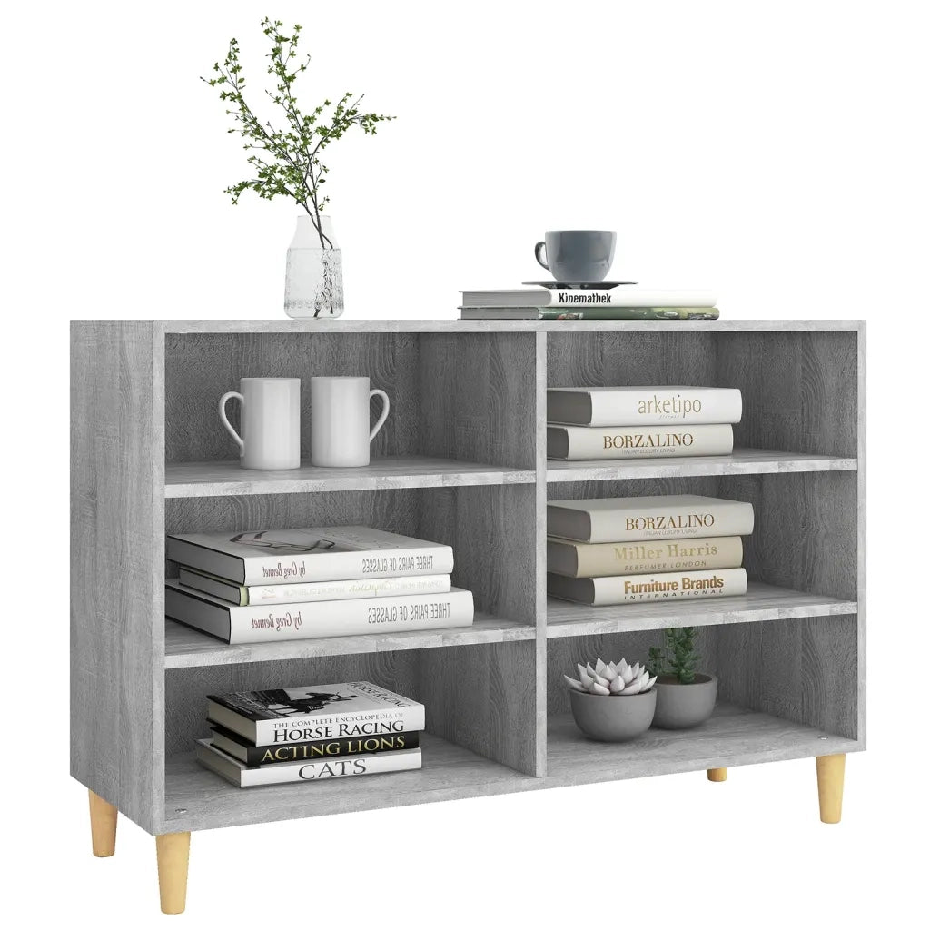 Credenza Grigio Sonoma 103,5x35x70 cm in Truciolato cod mxl 48077