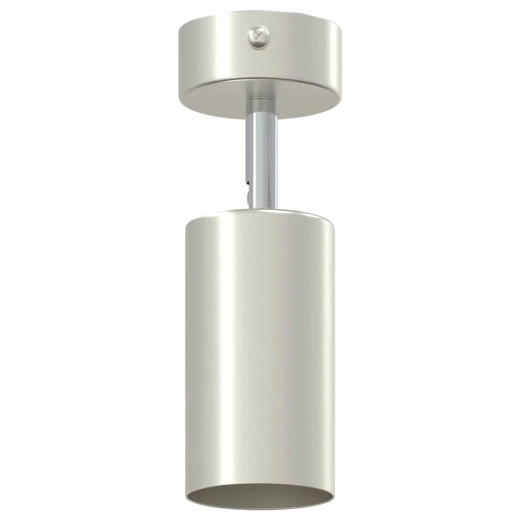 Faretto da soffitto moderno orientabile 6 x 6 x 16 cm illuminazione precisa atmosfera accogliente metallo nichelato 02_0058301