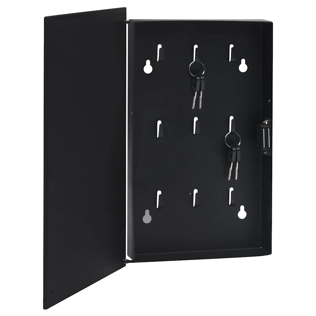 Cassetta Portachiavi con Lavagna Magnetica Nera 35x35x5,5 cm cod mxl 76773