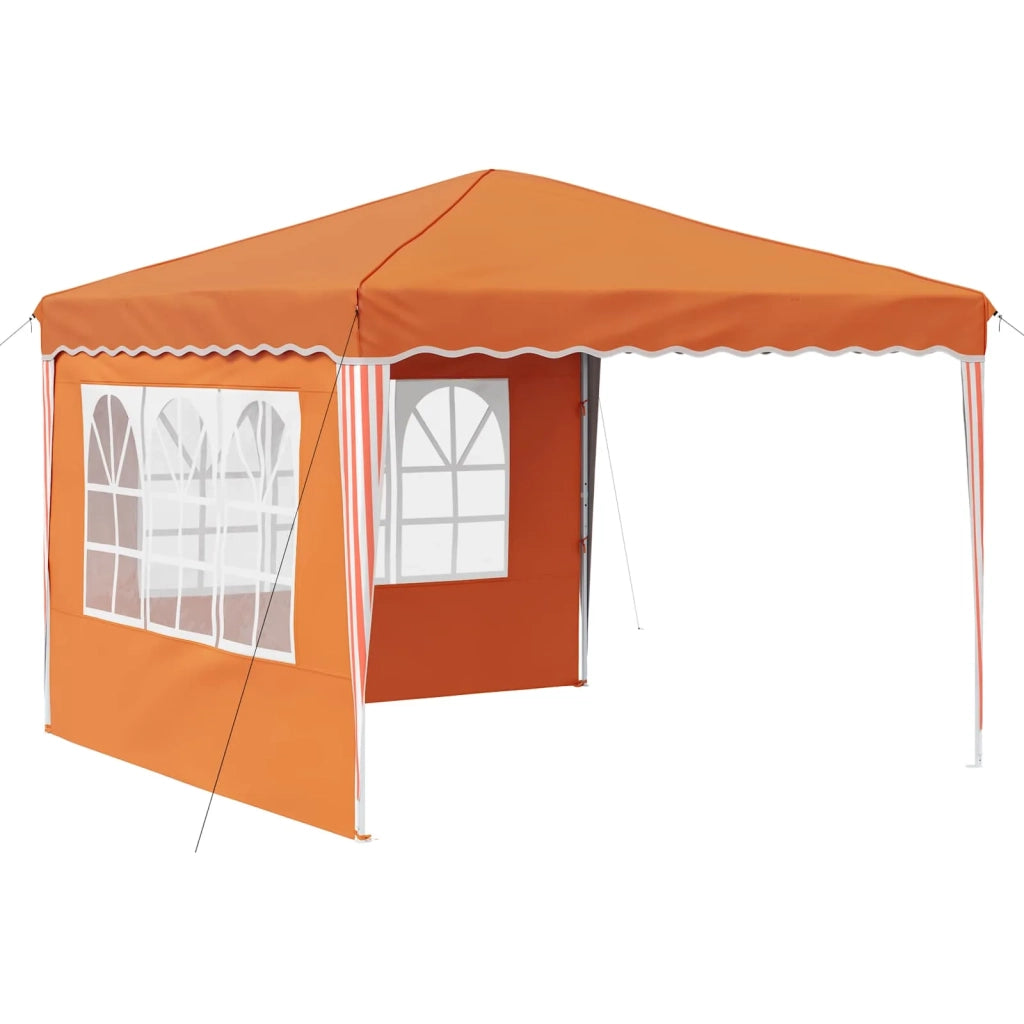 Tenda per feste a pop-up-Gazebo Arancione 288 x 288 x 245 cm 313811