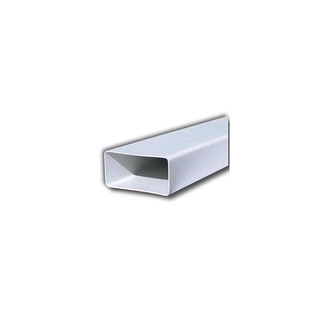 First 120x60mm da 1,5mt tubo rettangolare bianco mm in abs per aerazione cappa
