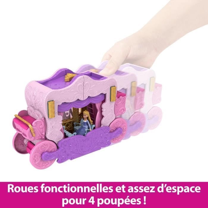 Disney Princesses-Caleche e Castle-Box con bambola Aurora HWX17
