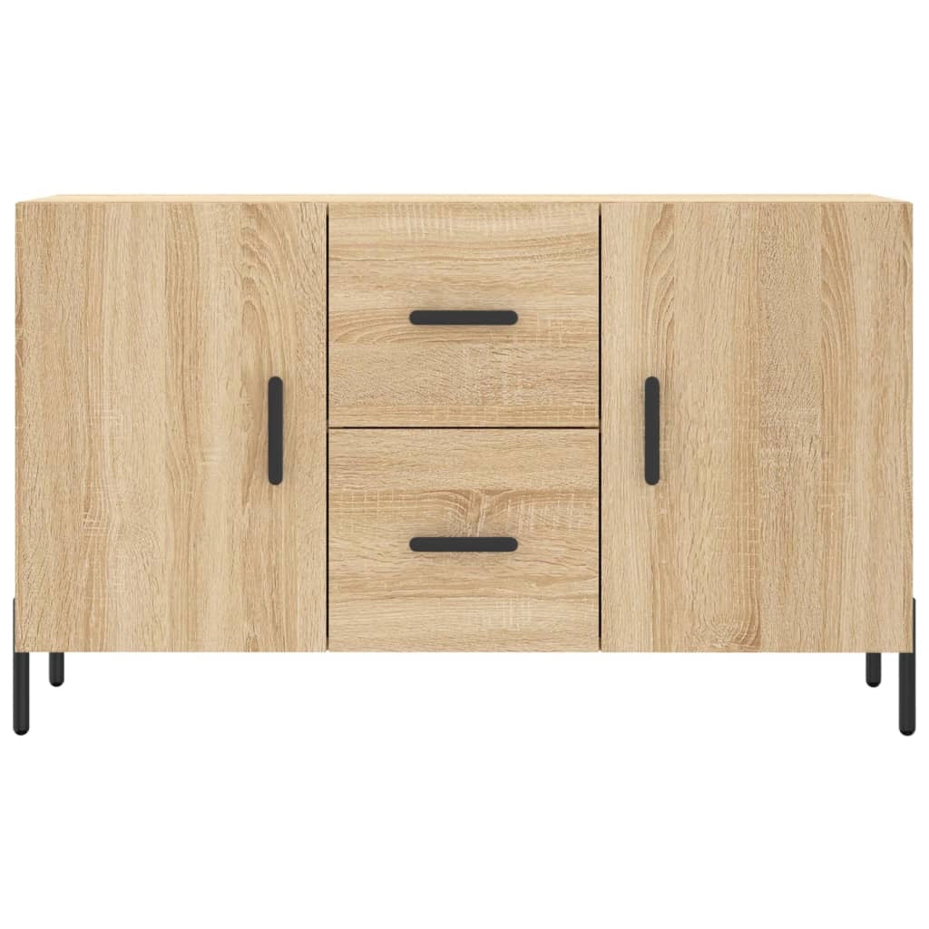 Buffet credenza cassettiera armadio mobile contenitore organizer cucina soggiorno rovere Sonoma 100 x 36 x 60 cm legno ingegnerizzato marrone 02_0031465