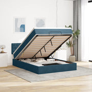 Struttura Letto Pouf con Materasso 140x190 cm in Velluto 3311847