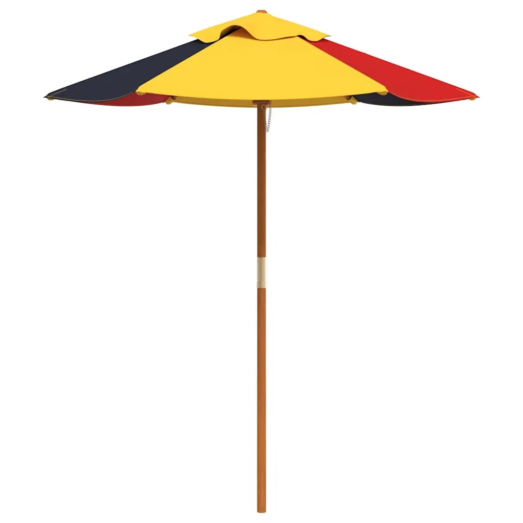 Tavolo da Picnic per 4 Bambini con Ombrellone Legno di Abete 3281617