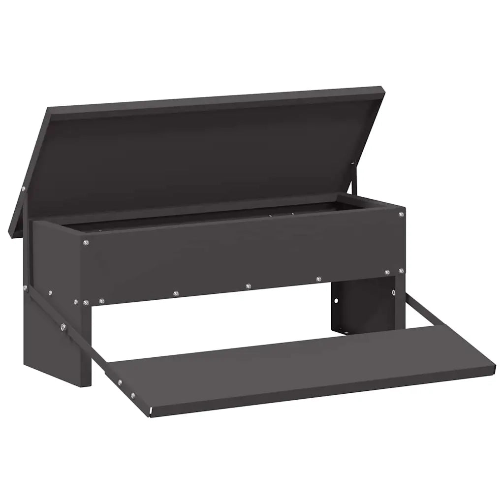 Mangiatore a Pedale per Pollo Nero 48,5 x 39,5 x 19 cm CFW2730159