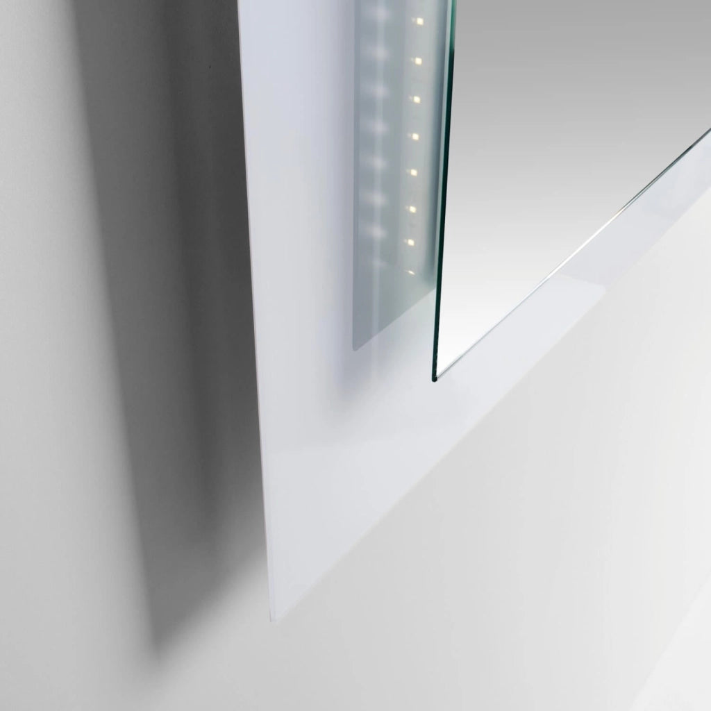 Specchio con Lampada a LED in 90x3x90cm TFT Sunset Bianco