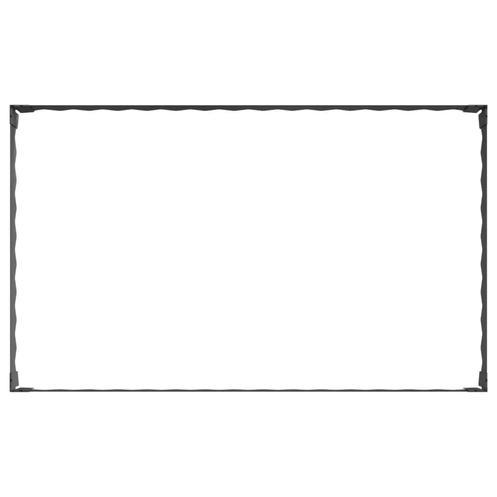 Bordura per Prato 100 x 60 x 20 cm Acciaio Nero 8008931