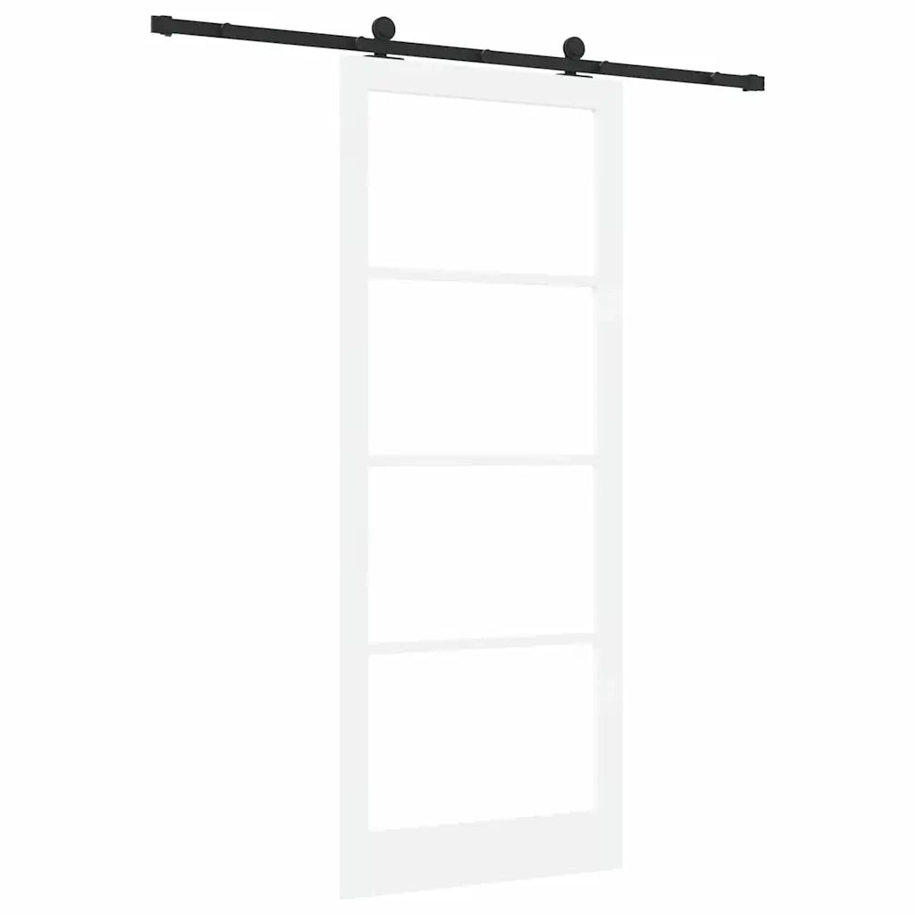 Porta Scorrevole ORKDAL Bianco 93 x 232 cm Legno e metallo 3332040