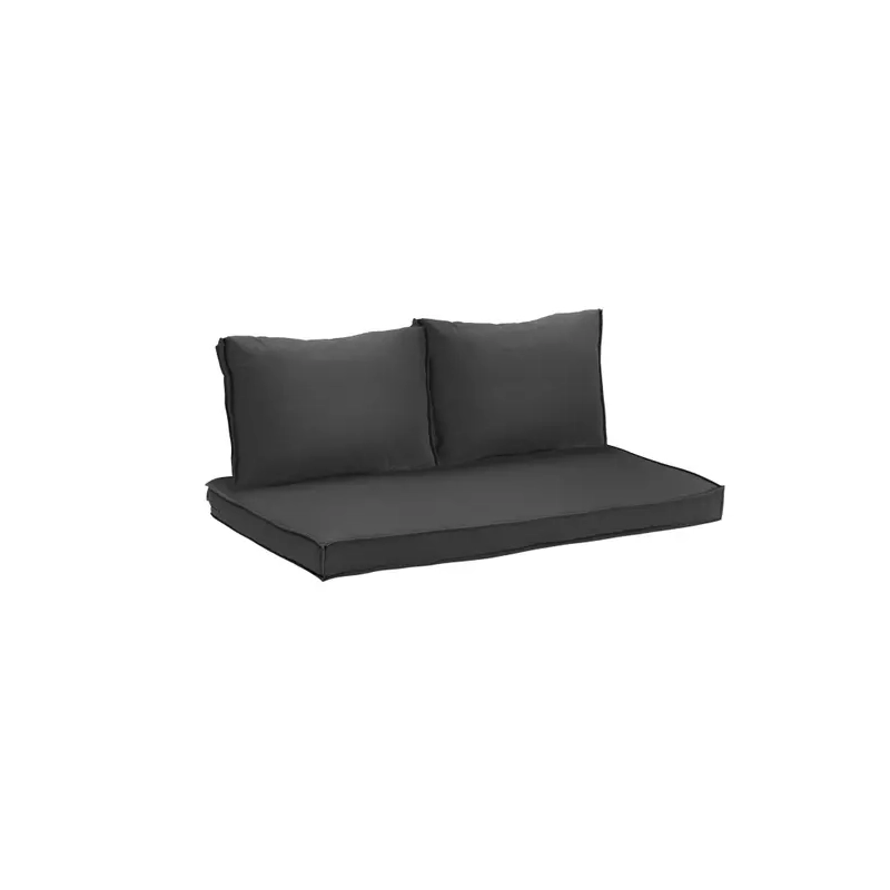 Coussin Loneta ECO 120 x 80 cm - MADISON SÃ©rie Palette - Noir