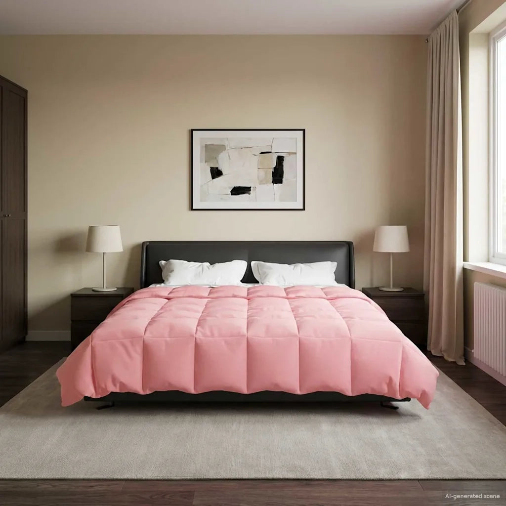 Piumino Letto Estivo 220 x 260 cm Estate Rosa Traspirante 42025951