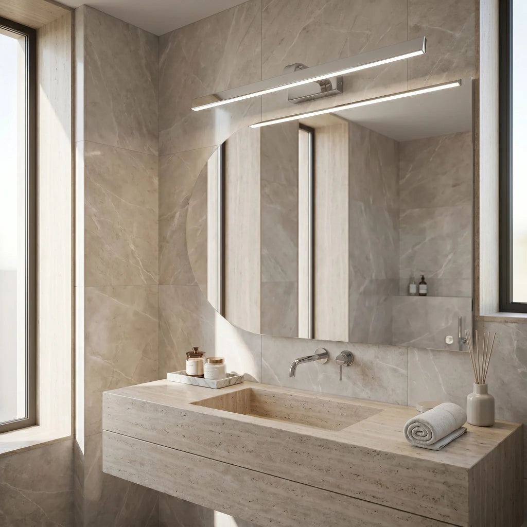Applique Da Bagno Led Swe003-1w 73cm Chrome