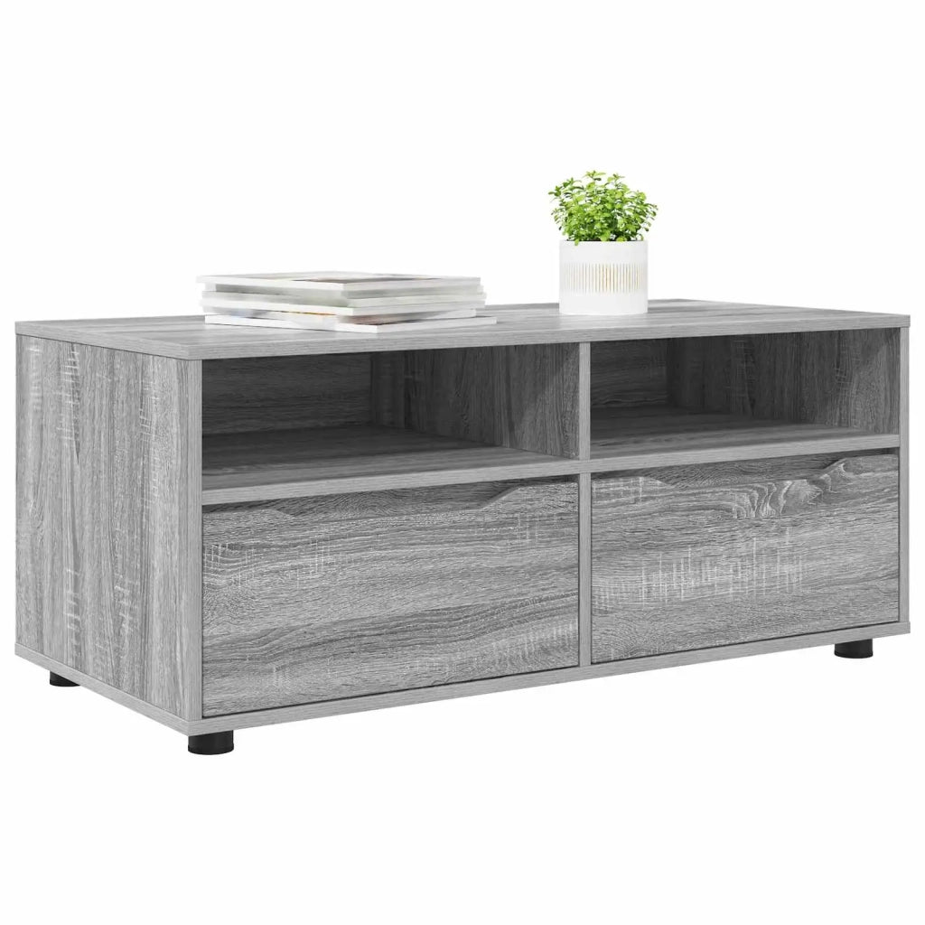 Mobile TV Grigio Sonoma 100 x 48 x 43 cm Legno multistrato 888933
