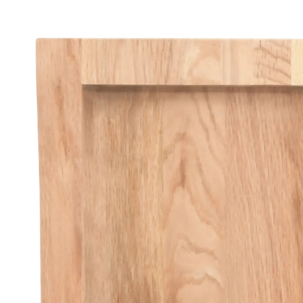 Ripiano Muro Marrone 80x40x(2-6) cm Massello Rovere Trattato 363667