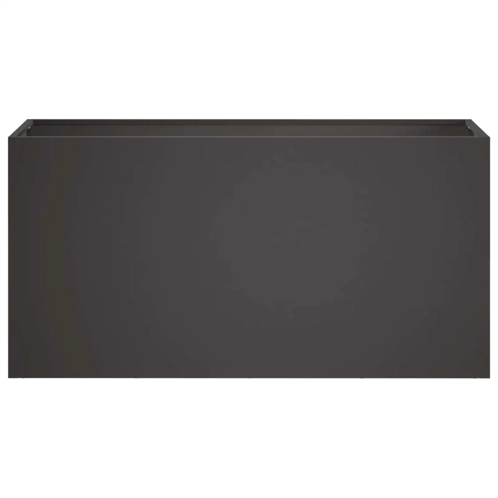 Vaso da giardino Nero 100 x 30 x 50 cm 8005624