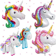 Decorazione di Festa Balloone XXL Einhorn 5 pezzi Balloone Einhorn decorazione per bambini festa di compleanno decorazione di festa regalo