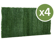 Set di 4 siepi artificiali - 150 x 300 cm