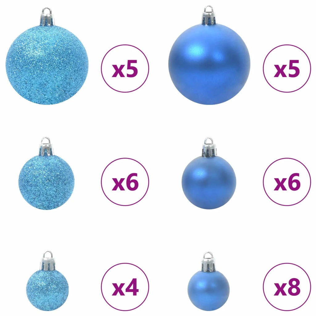Albero di Natale artificiale Bianco 150 cm PVC e Acciaio 3426810