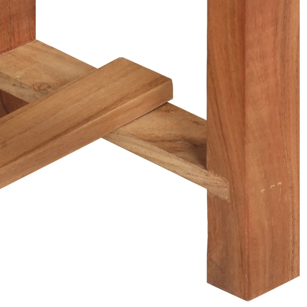 Credenza | Madia | Buffet da pranzo | Armadio da pranzo 115x35x75 cm in Legno Massello di Acacia